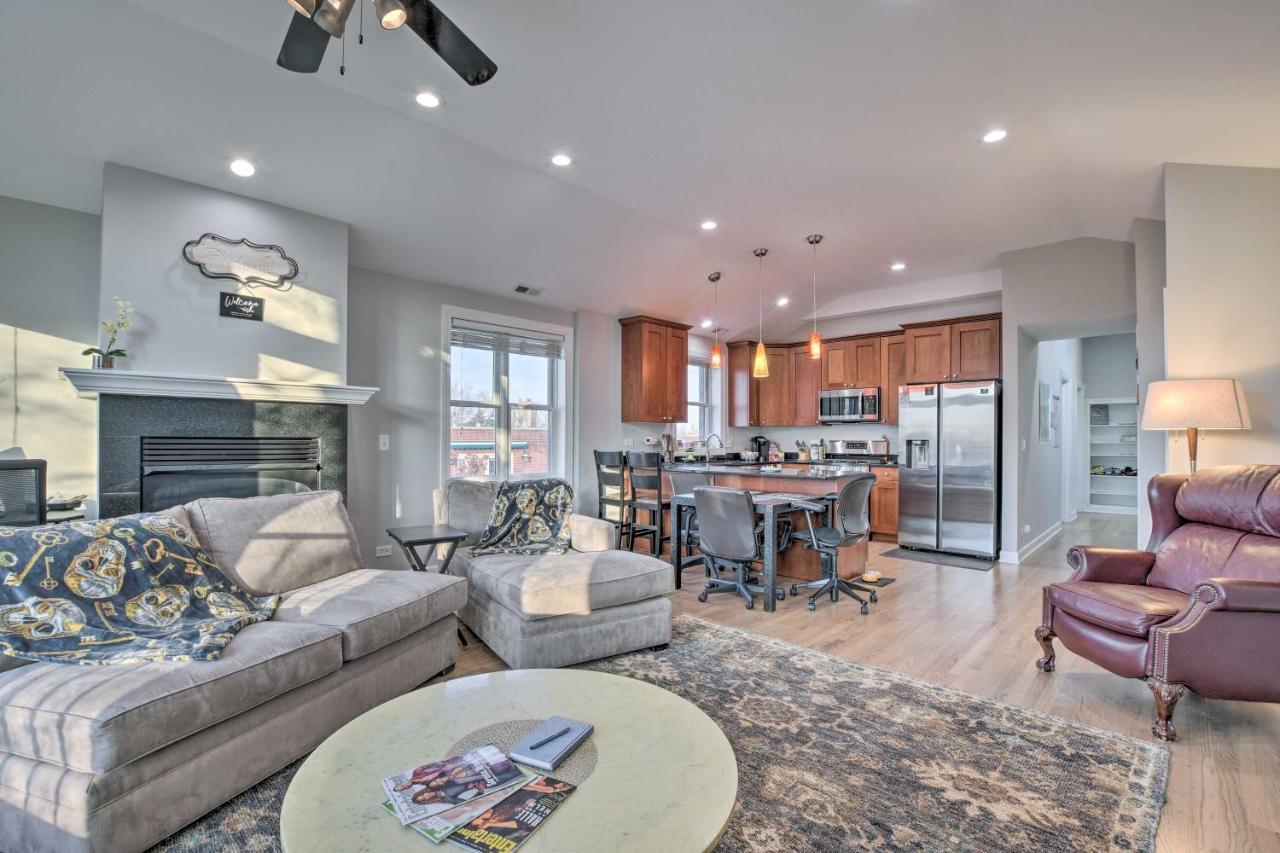 Chicago Condo With Balcony Walk To Cta Stations! מראה חיצוני תמונה