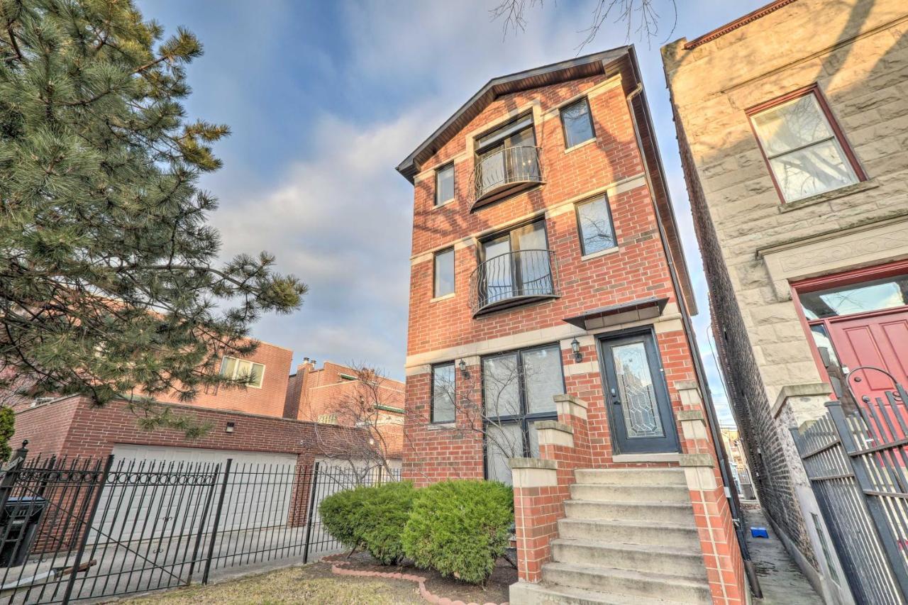 Chicago Condo With Balcony Walk To Cta Stations! מראה חיצוני תמונה