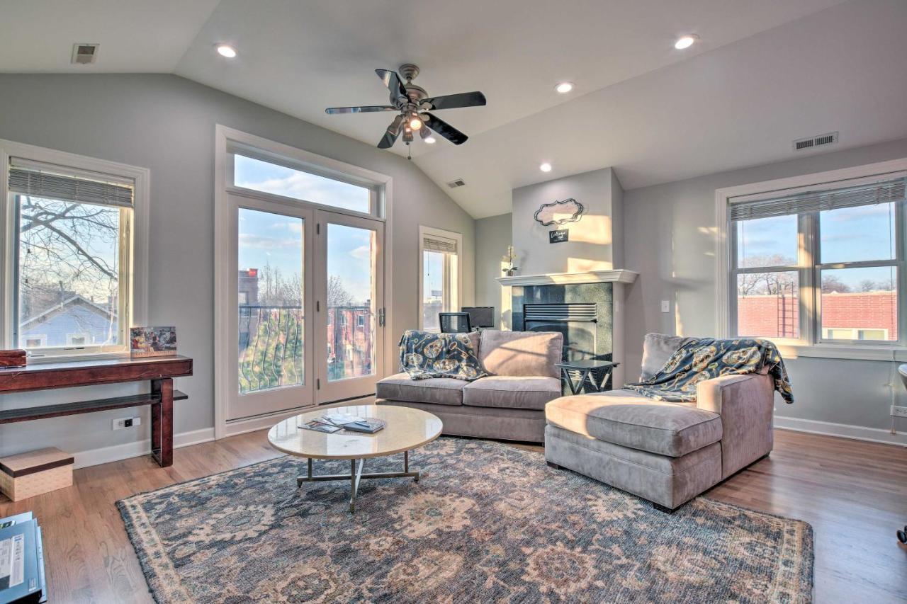 Chicago Condo With Balcony Walk To Cta Stations! מראה חיצוני תמונה